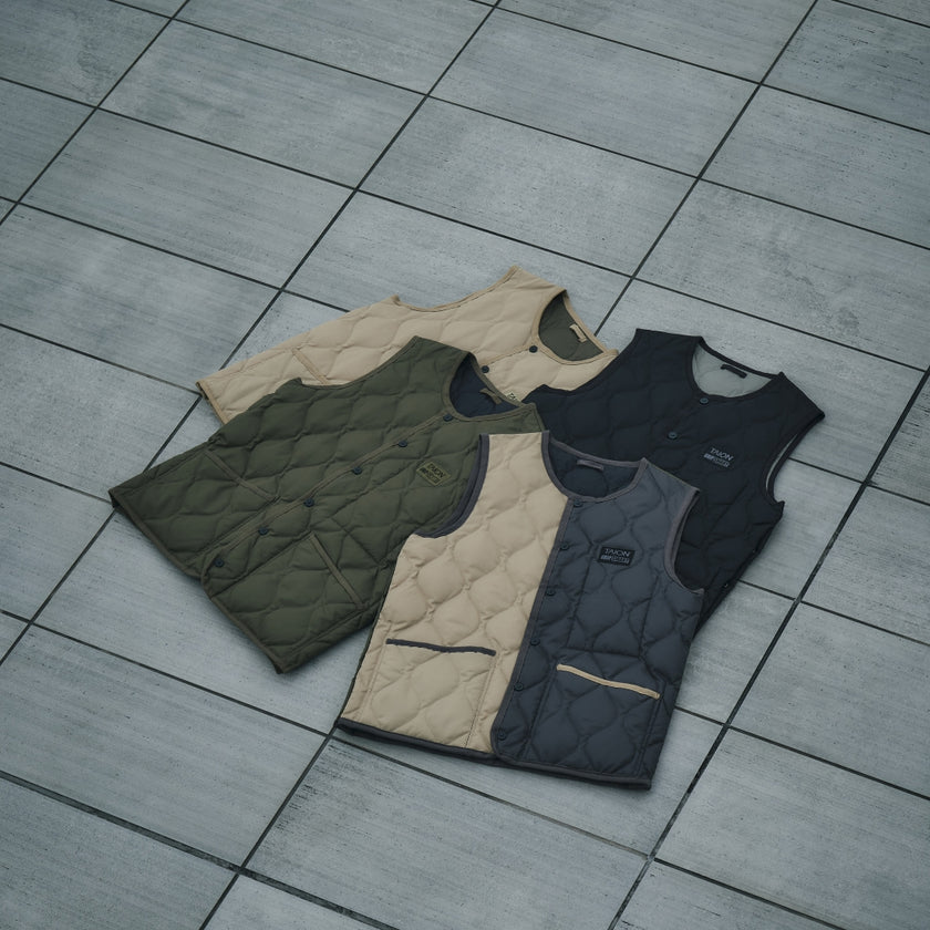 【TAION-GRIPSWANY-VT01】 TAION X GRIP SWANY DOWN VEST