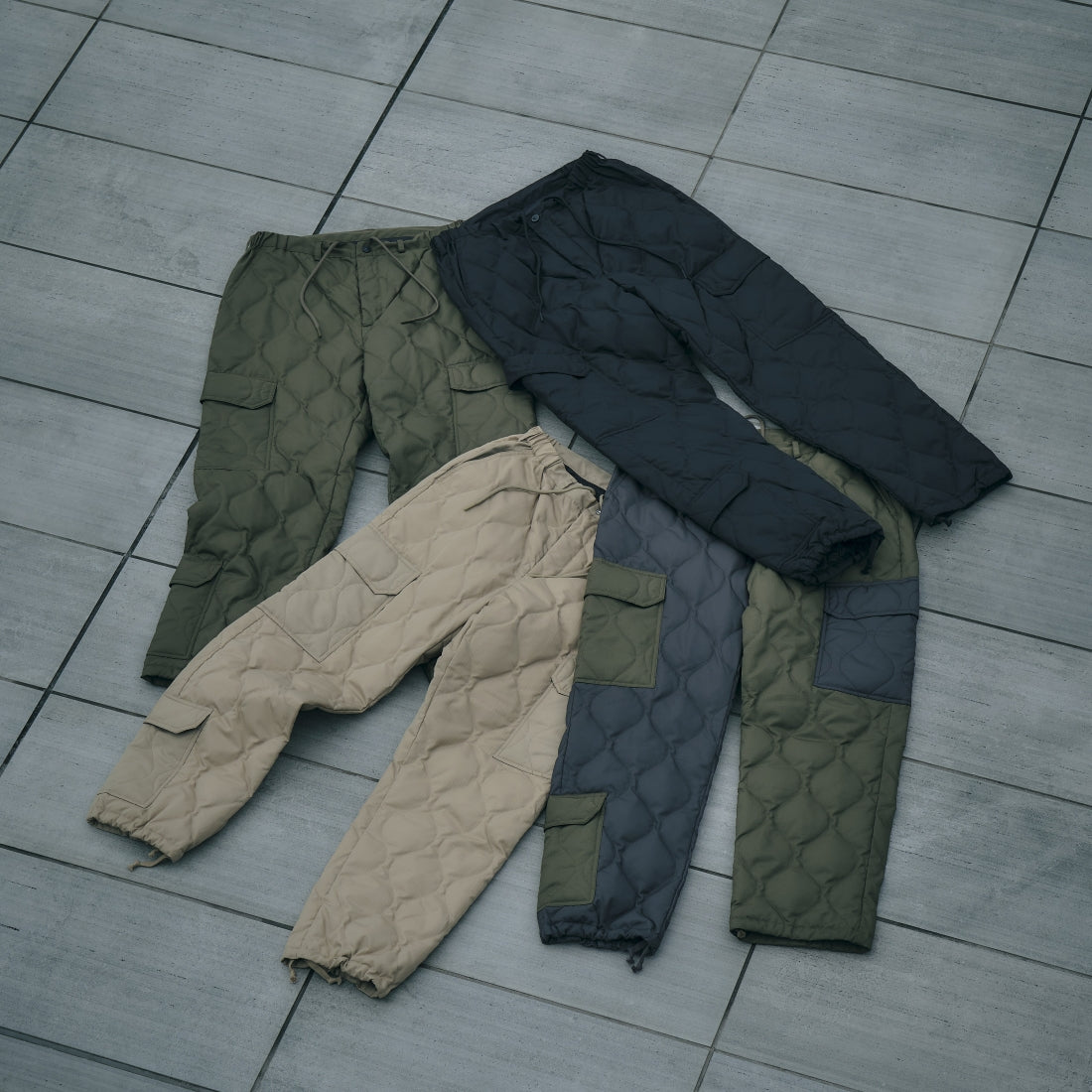【TAION-GRIPSWANY-PT01】 TAION X GRIP SWANY DOWN CARGO PANTS