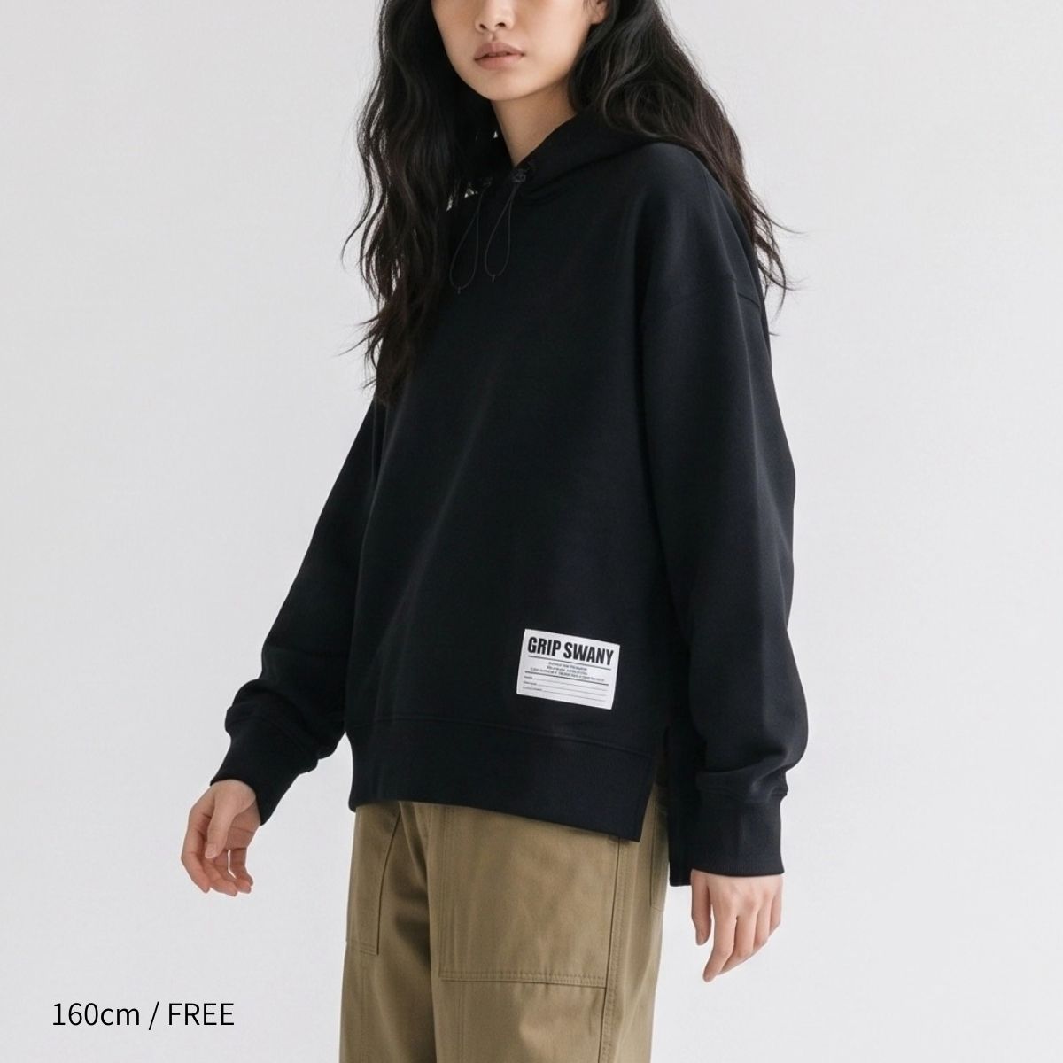 【GSWCT-292】 TUCKED SLEEVE SLIT HOODIE