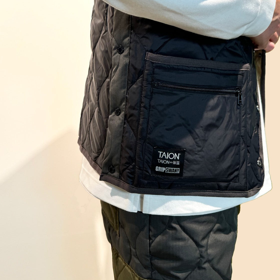 【TAION-GRIPSWANY-VT01】 TAION X GRIP SWANY DOWN VEST